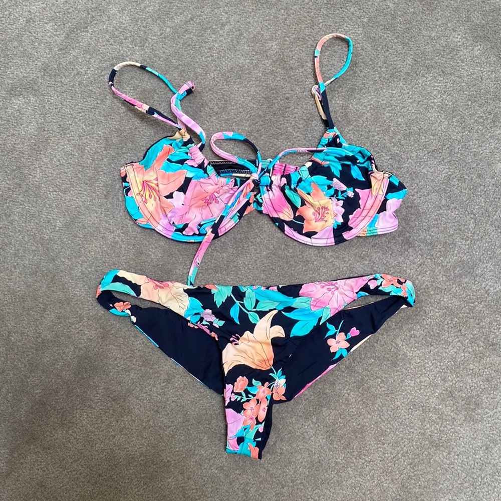Billabong Floral Balconette Bikini Set